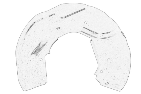 Piese Auto - Protectie disc frana Fata Stanga potrivit BMW 5 (E60), 5 (E61) 2.0-5.0 12.01-12.10