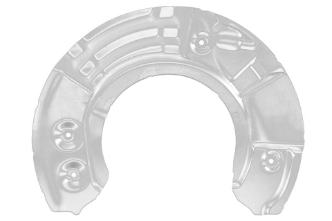 Piese Auto - Protectie disc frana Fata Stanga potrivit BMW 5 (F10), 5 (F11), 5 GRAN TURISMO (F07), 6 (F12), 6 (F13), 6 GRAN COUPE (F06), 7 (F01, F02, F03, F04) 2.0-6.0 09.08-10.18