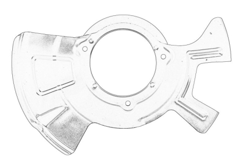 Piese Auto - Protectie disc frana Fata Stanga potrivit HYUNDAI IX20; KIA VENGA 1.4-1.6LPG 02.10-