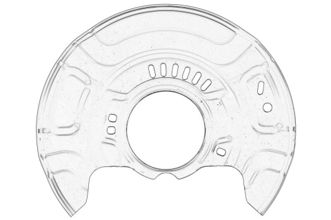 Piese Auto - Protectie disc frana Fata Stanga potrivit TOYOTA YARIS 1.0-1.8 01.05-12.14