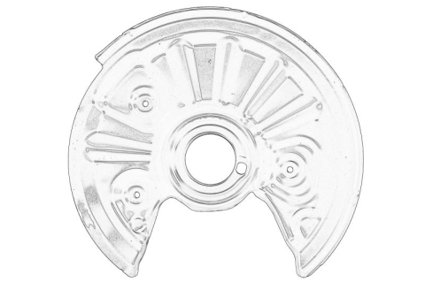 Piese Auto - Protectie disc frana Spate Dreapta diametru 55/330mm potrivit AUDI Q3; SEAT TARRACO; SKODA KODIAQ I, OCTAVIA IV, SUPERB III; VW ARTEON, ARTEON SHOOTING BRAKE 1.0-2.0D 08.14-