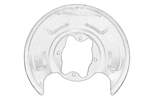Franare - Protectie disc frana Spate Dreapta potrivit HYUNDAI I10 I, I10 II 1.0-1.2LPG 12.07-