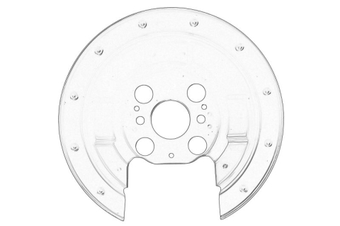 Piese Auto - Protectie disc frana Spate Dreapta/Stanga potrivit HONDA CIVIC VIII 1.3-2.2D 09.05-05.13