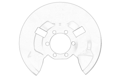 Piese Auto - Protectie disc frana Spate Dreapta/Stanga potrivit MAZDA 3, 6, CX-5 1.5-2.5 11.11-