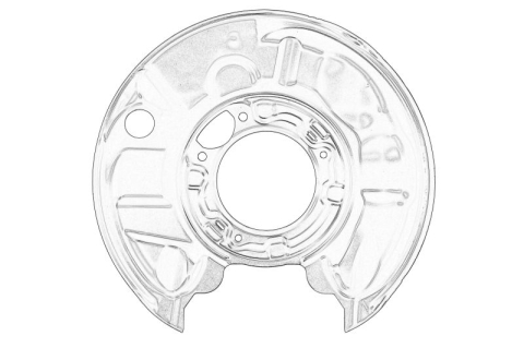 Piese Auto - Protectie disc frana Spate Dreapta/Stanga potrivit MERCEDES C (CL203), C T-MODEL (S203), C (W203), CLC (CL203), CLK (A209), CLK (C209), SLK (R171) 1.6-5.5 05.00-06.11