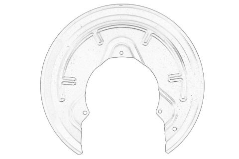 Piese Auto - Protectie disc frana Spate Dreapta/Stanga potrivit RENAULT CLIO III, MODUS 1.2-2.0 09.04-