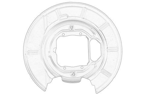 Piese Auto - Protectie disc frana Spate Stanga potrivit BMW 5 (E39) 2.0-4.9 09.95-06.03