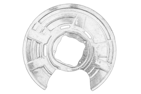 Piese Auto - Protectie disc frana Spate Stanga potrivit BMW 5 (F10), 5 (F11), 6 (F12), 6 (F13), 6 GRAN COUPE (F06) 1.6-4.4 06.09-10.18