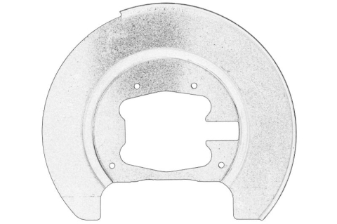 Piese Auto - Protectie disc frana Spate Stanga potrivit CHRYSLER PACIFICA 3.6/3.6H 01.17-