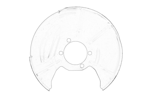 Franare - Protectie disc frana Spate Stanga potrivit MAZDA 3, 6, CX-5 1.5-2.5H 08.12-