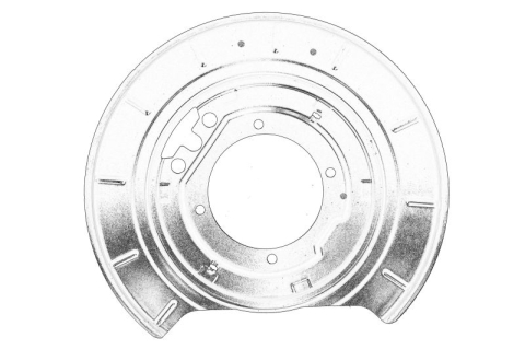 Piese Auto - Protectie disc frana Spate Stanga potrivit MERCEDES M (W164), R (W251, V251) 3.0-4.0D 02.05-12.14