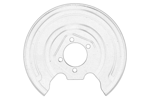 Piese Auto - Protectie disc frana Spate Stanga potrivit TOYOTA AURIS 2.0D 10.06-09.12