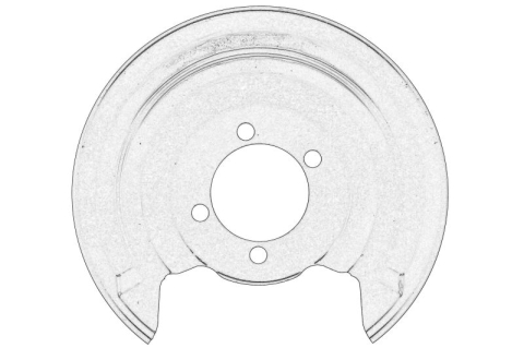 Piese Auto - Protectie disc frana Spate Stanga potrivit TOYOTA AURIS, COROLLA 1.2-2.0D 10.12-08.19