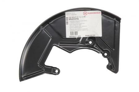 Franare - Protectie stropire disc frana Dreapta diametru 334mm potrivit AUDI TT; SEAT LEON; VW GOLF IV 1.4-3.2 1997-2006