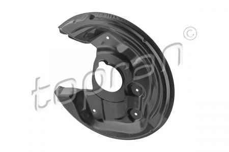 Franare - Protectie stropire disc frana Spate Stanga diametru 253mm potrivit SKODA YETI; VW BEETLE, EOS, JETTA IV, SCIROCCO III 1.2-3.6 03.06-