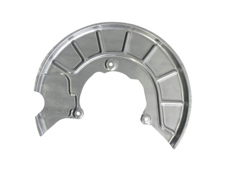 Franare - Protectie stropire disc frana Stanga potrivit AUDI A3; SEAT ALTEA; SKODA OCTAVIA I, OCTAVIA II; VW CADDY III, EOS, GOLF V, GOLF VI, JETTA III, JETTA IV, SCIROCCO III 1.2-Electric dupa 2003