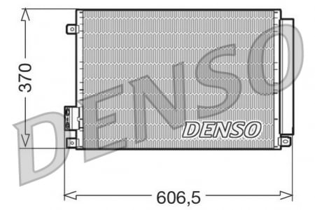 Radiator clima AC - Radiator AC condensator cu uscator potrivit ABARTH 500 / 595 / 695, 500C / 595C / 695C; FIAT 500, 500 C, PANDA; FORD KA; LANCIA YPSILON 0.9-1.4 07.07-