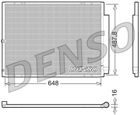 Radiator clima AC - Radiator AC condensator cu uscator potrivit LEXUS RX 3.0 05.03-12.08
