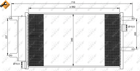 Radiator AC condensator IVECO DAILY II 29 L 13 [1]