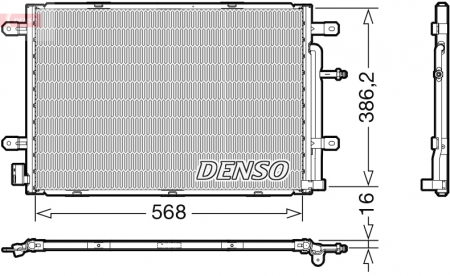 Radiator clima AC - Radiator AC condensator potrivit AUDI A4 ALLROAD B8, A4 B6, A4 B7, A4 B8 2.0-4.2 03.04-05.16
