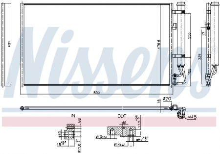 Radiator clima AC - Radiator aer conditionat AC (cu uscator, aluminiu) potrivit MERCEDES SPRINTER 3,5-T (B907), SPRINTER 3,5-T (B907, B910), SPRINTER 3-T (B907), SPRINTER 4-T (B907), SPRINTER 4-T (B907, B910) 2.0D/2.2D/3