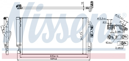 Radiator clima AC - Radiator aer conditionat AC cu uscator potrivit BMW Seria 1 (F20), 1 (F21), 2 (F22, F87), 3 (F30, F80), 3 (F31), 3 GRAN TURISMO (F34), 4 (F32, F82), 4 (F33, F83) 3.0/3.0H 11.11-