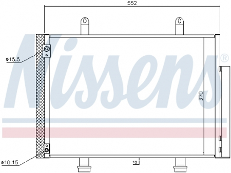 Radiator clima AC - Radiator aer conditionat AC cu uscator potrivit SUZUKI SWIFT IV 1.2/1.3D/1.6 10.10-
