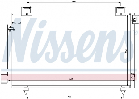 Radiator clima AC - Radiator aer conditionat AC cu uscator potrivit TOYOTA AVENSIS 1.6/1.8/2.0D 03.03-11.08