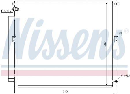 Radiator clima AC - Radiator aer conditionat AC cu uscator potrivit TOYOTA LAND CRUISER PRADO 3.0D 09.02-12.10