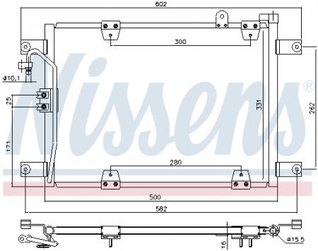 Radiator clima AC - Radiator aer conditionat AC potrivit SUZUKI GRAND VITARA I 2.0/2.0D/2.5 03.98-07.03