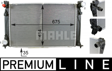 Piese Auto - Radiator apa racire motor AUDI A6 5.2 intre 2006-2011