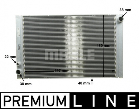 Radiator apa - Radiator apa racire motor AUDI A8 4.2/5.2/6.0 intre 2003-2010