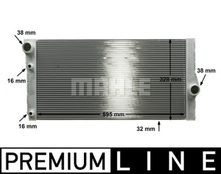 Radiator apa - Radiator apa racire motor BMW Seria 5 (F10), 5 (F11), 5 GRAN TURISMO (F07), 6 (F12), 6 (F13), 6 GRAN COUPE (F06), 7 (F01, F02, F03, F04) 2.0D/3.0D intre 2008-2018