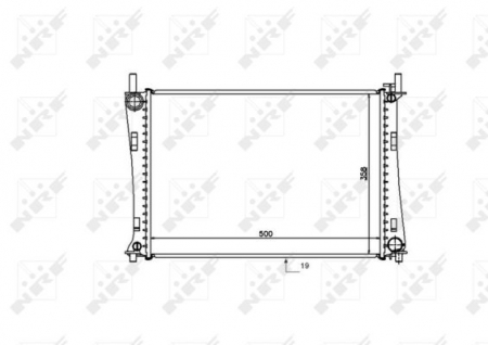 Radiator apa - Radiator apa racire motor FORD FIESTA V 2.0 intre 2005-2008