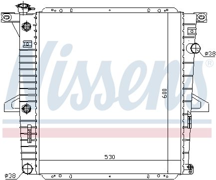 Radiator apa - Radiator apa racire motor FORD USA EXPLORER 4.0 intre 1995-2002