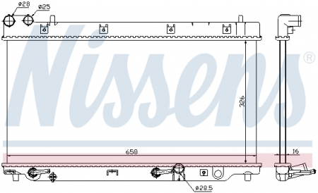 Radiator apa - Radiator apa racire motor HONDA JAZZ II 1.2/1.3 intre 2002-2008