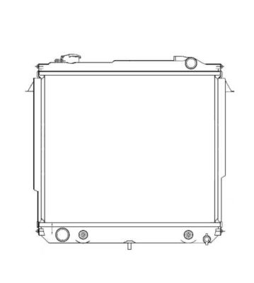 Radiator apa - Radiator apa racire motor JEEP CHEROKEE 2.5/2.8 intre 1983-2001