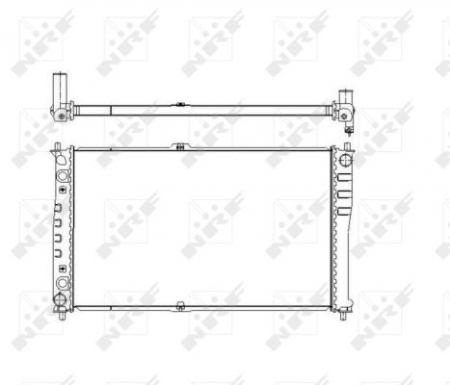 Radiator apa - Radiator apa racire motor KIA CARNIVAL I, CARNIVAL II 2.9D intre 1999-2006
