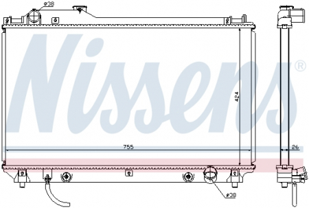 Radiator apa - Radiator apa racire motor LEXUS LS 4.3 intre 2000-2006
