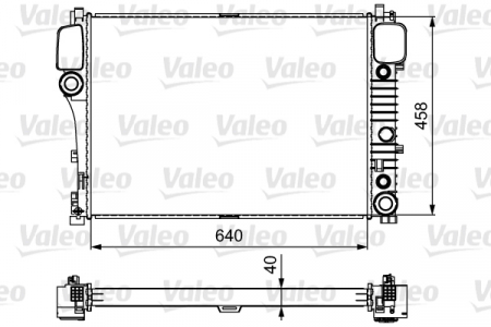 Radiator apa - Radiator apa racire motor Mercedes Clasa S (C216), S (W221) 4.0D-6.0 intre 2005-2013