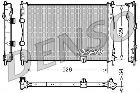 Radiator apa - Radiator apa racire motor NISSAN QASHQAI I 2.0D intre 2007-2013