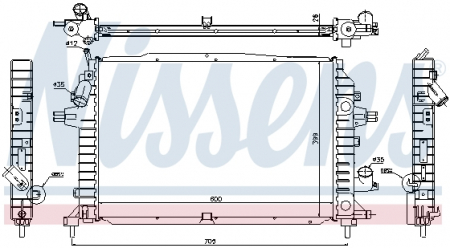 Radiator apa - Radiator apa racire motor OPEL ASTRA H, ZAFIRA / ZAFIRA FAMILY B, ZAFIRA B 1.7D/1.9D/2.0 intre 2004-2015