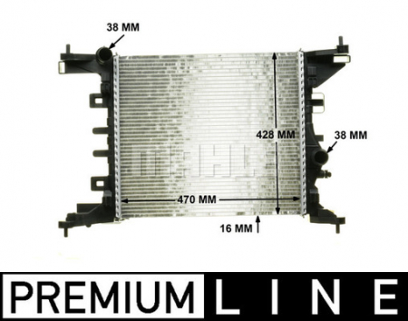 Radiator apa - Radiator apa racire motor OPEL MERIVA B 1.4 intre 2010-2017