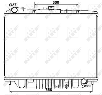 Radiator apa - Radiator apa racire motor OPEL MONTEREY A 3.1D/3.2 intre 1991-1998