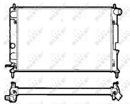 Radiator apa - Radiator apa racire motor OPEL VECTRA B 2.2D intre 2000-2003