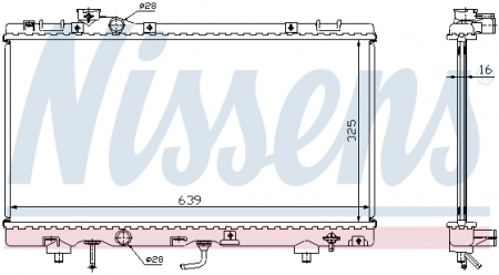 Radiator apa - Radiator apa racire motor TOYOTA PASEO 1.5 intre 1995-1999