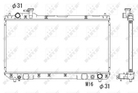 Radiator apa - Radiator apa racire motor TOYOTA RAV 4 I 2.0 intre 1994-2000