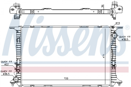 Radiator apa - Radiator apa racire motor (transmisie automata/manuala) AUDI A8 4.0 intre 2012-2018
