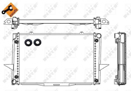 Radiator apa - Radiator apa racire motor VOLVO 850, C70 I, S70, V70 I, XC70 CROSS COUNTRY 2.0-2.5D intre 1993-2005