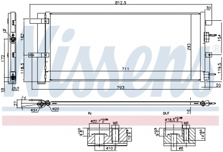 Radiator clima AC - Radiator clima AC cu uscator FORD GALAXY, MONDEO V, S-MAX; FORD USA EDGE 1.0-2.0H dupa 2014